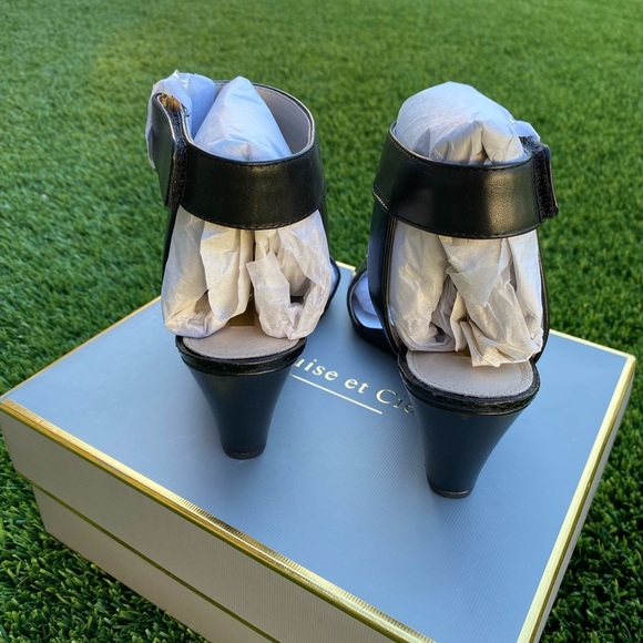 Louise et Cie Black Wedge Sandals - Picture 2 of 7